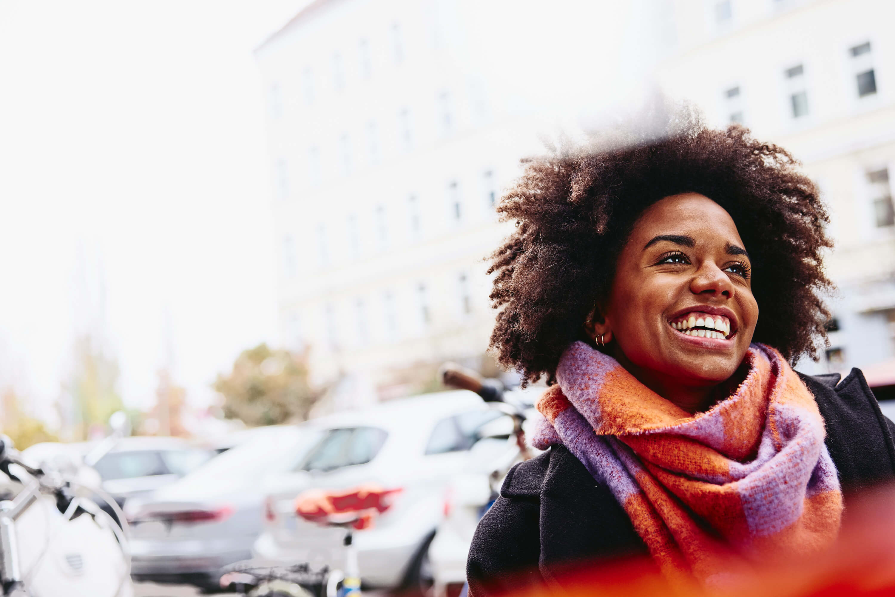 smiling person