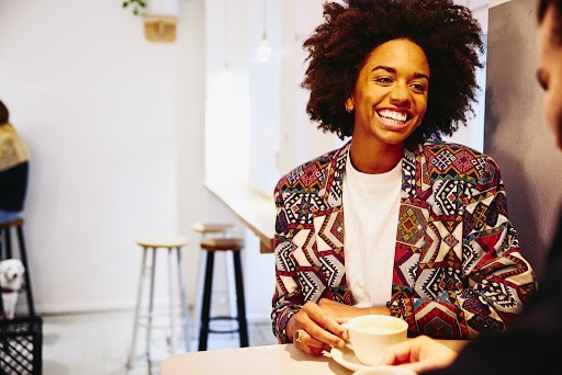 smiling woman