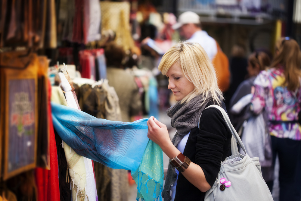Woman in market