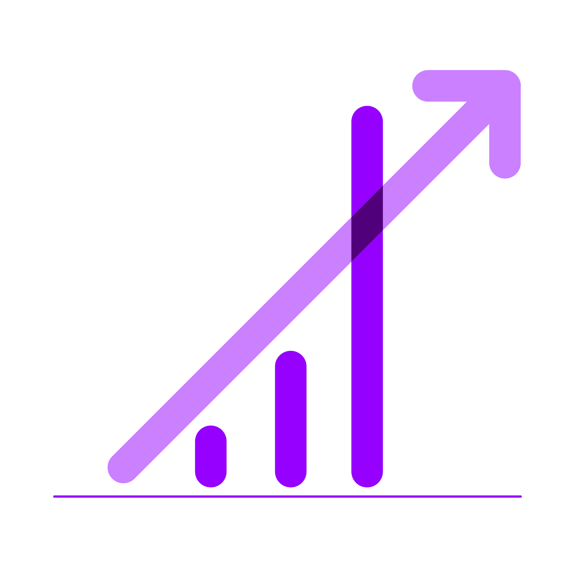 a graph demonstrating a rising number