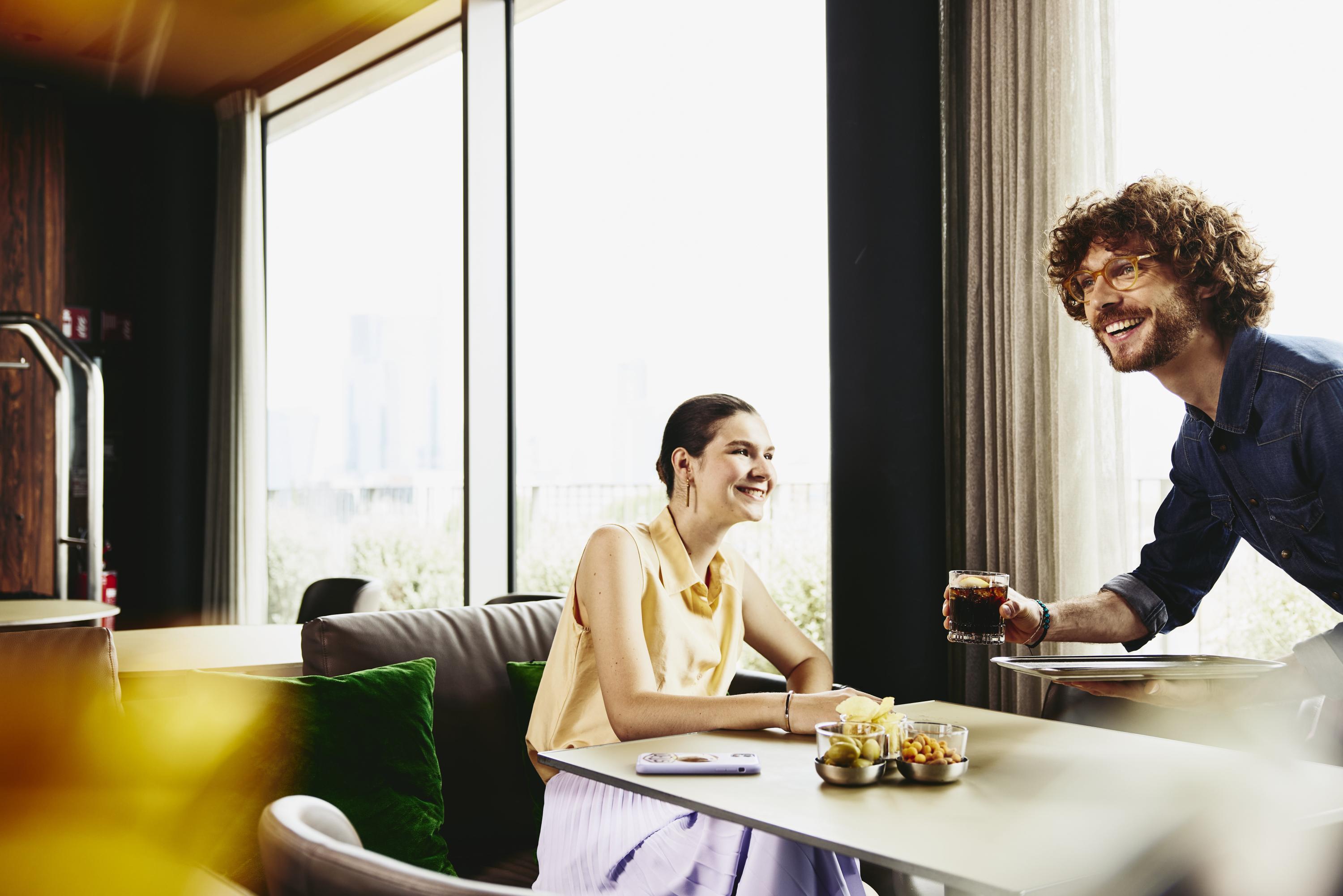 people at table