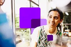 women smiling in office