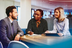 discussions of staffing in an office