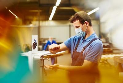 manufacturing food hands washing