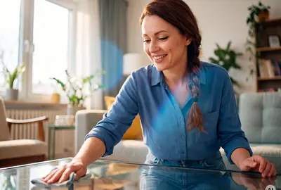 Women working in home.