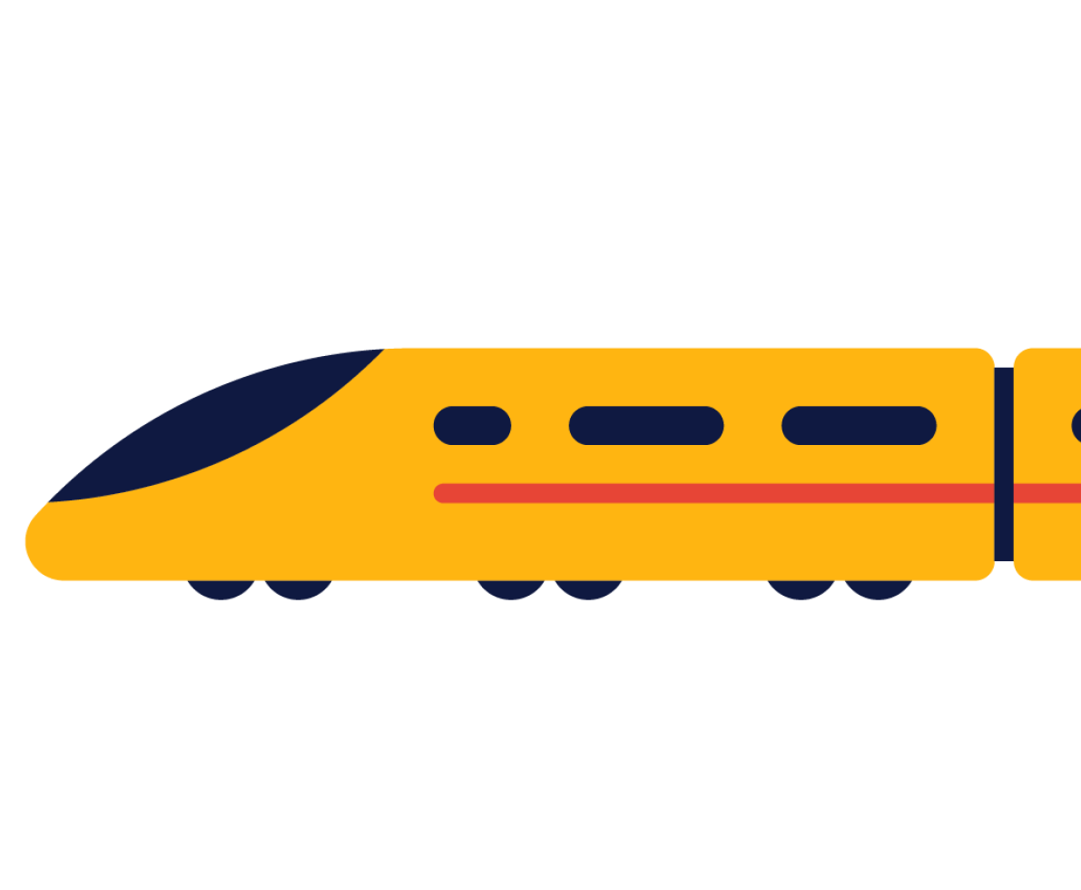 train flip white