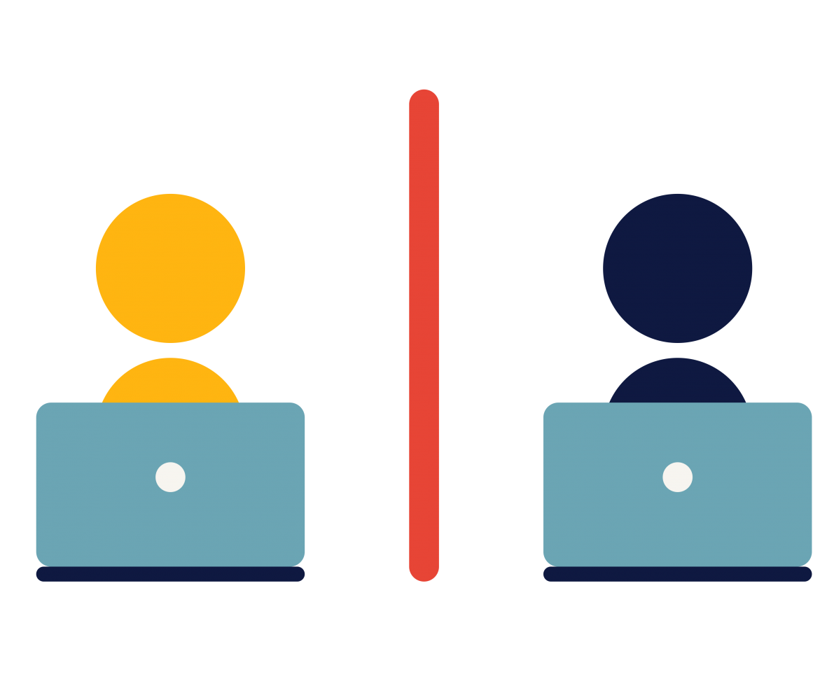 social distance office
