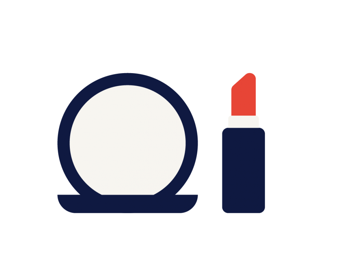 lipstick mirror