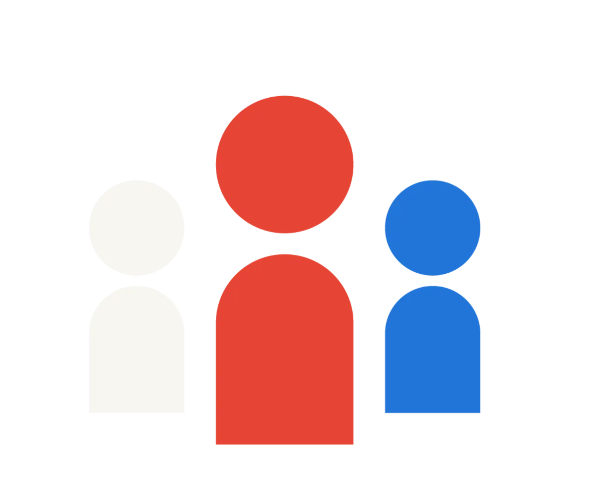 3 people