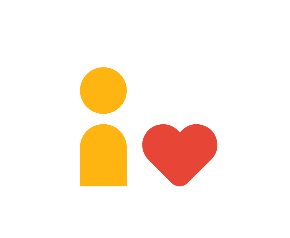 person and heart