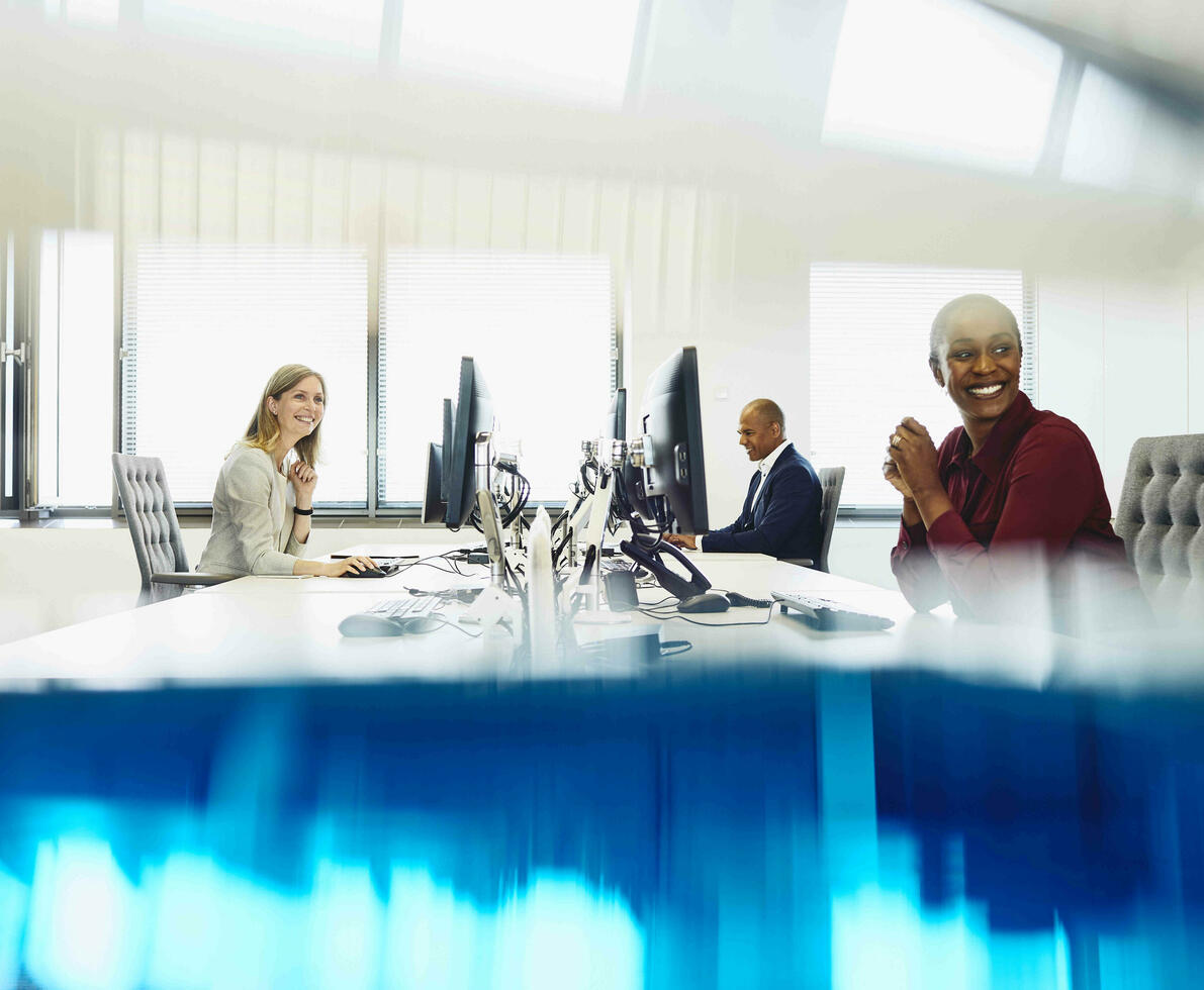 office team at work