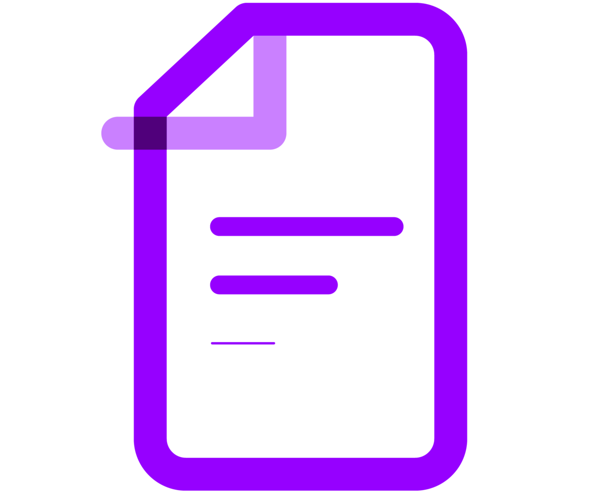 randstad purple notepad illustration