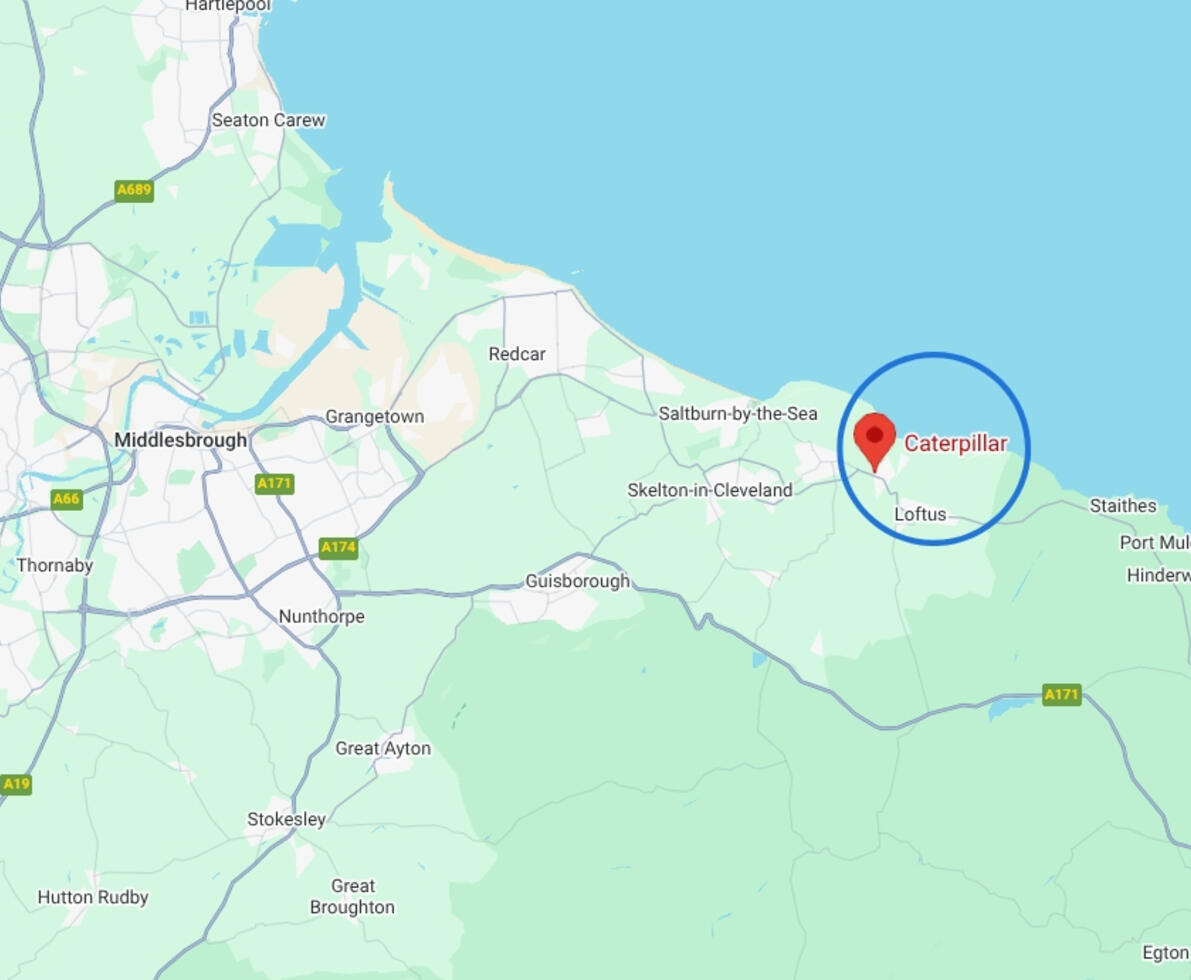 caterpillar skinningrove map