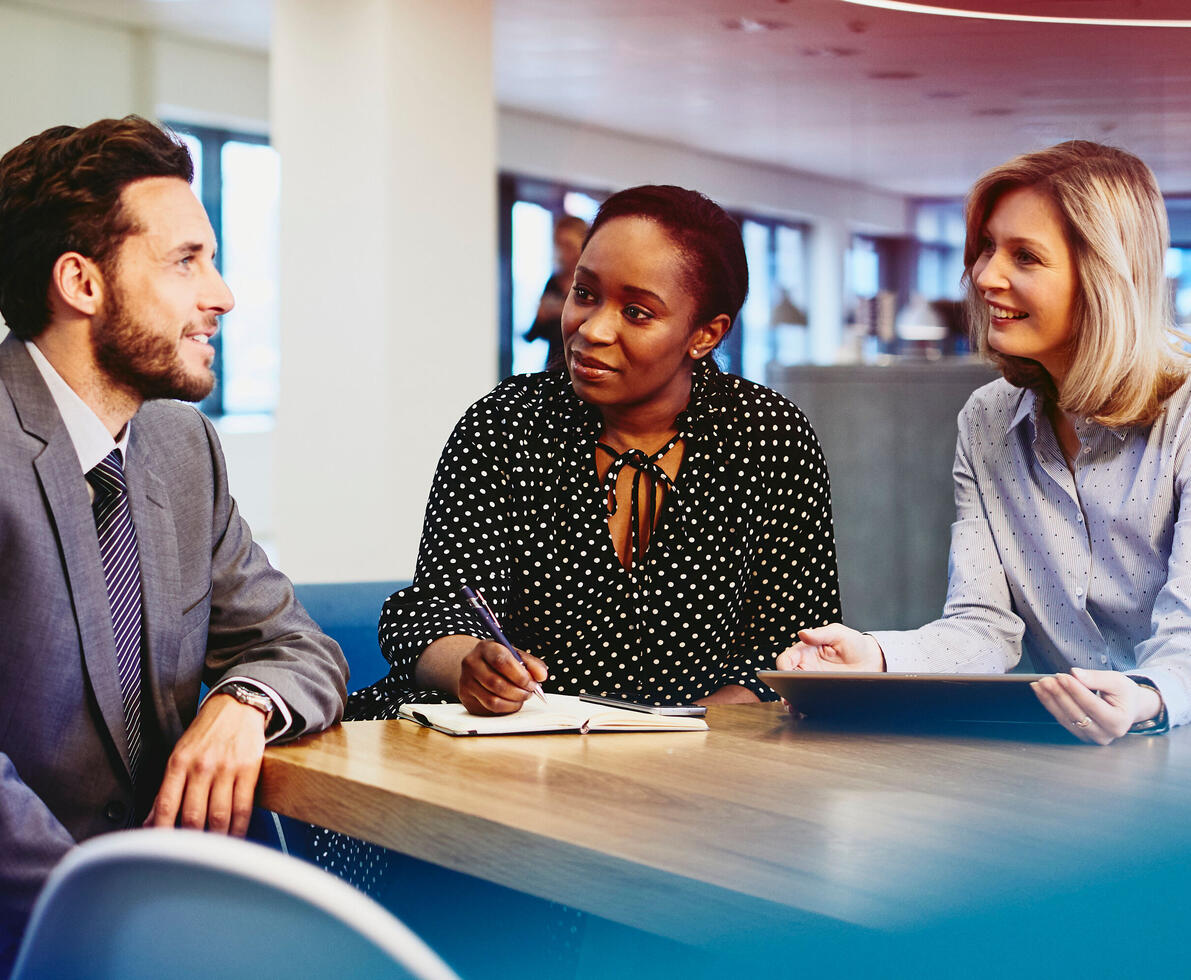 discussions of staffing in an office