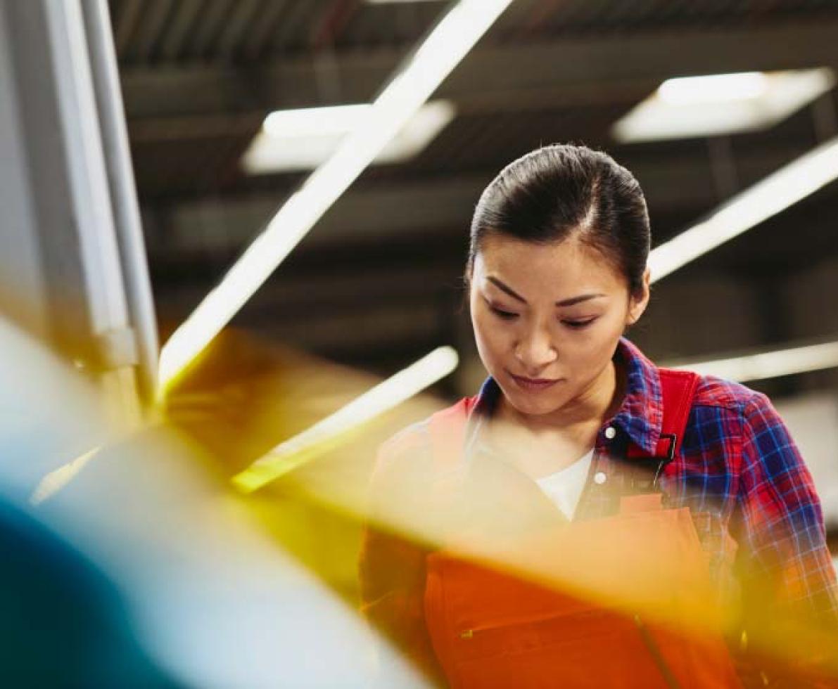 manufacturing woman