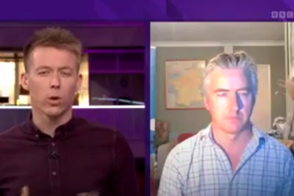 Adam on BBC interview