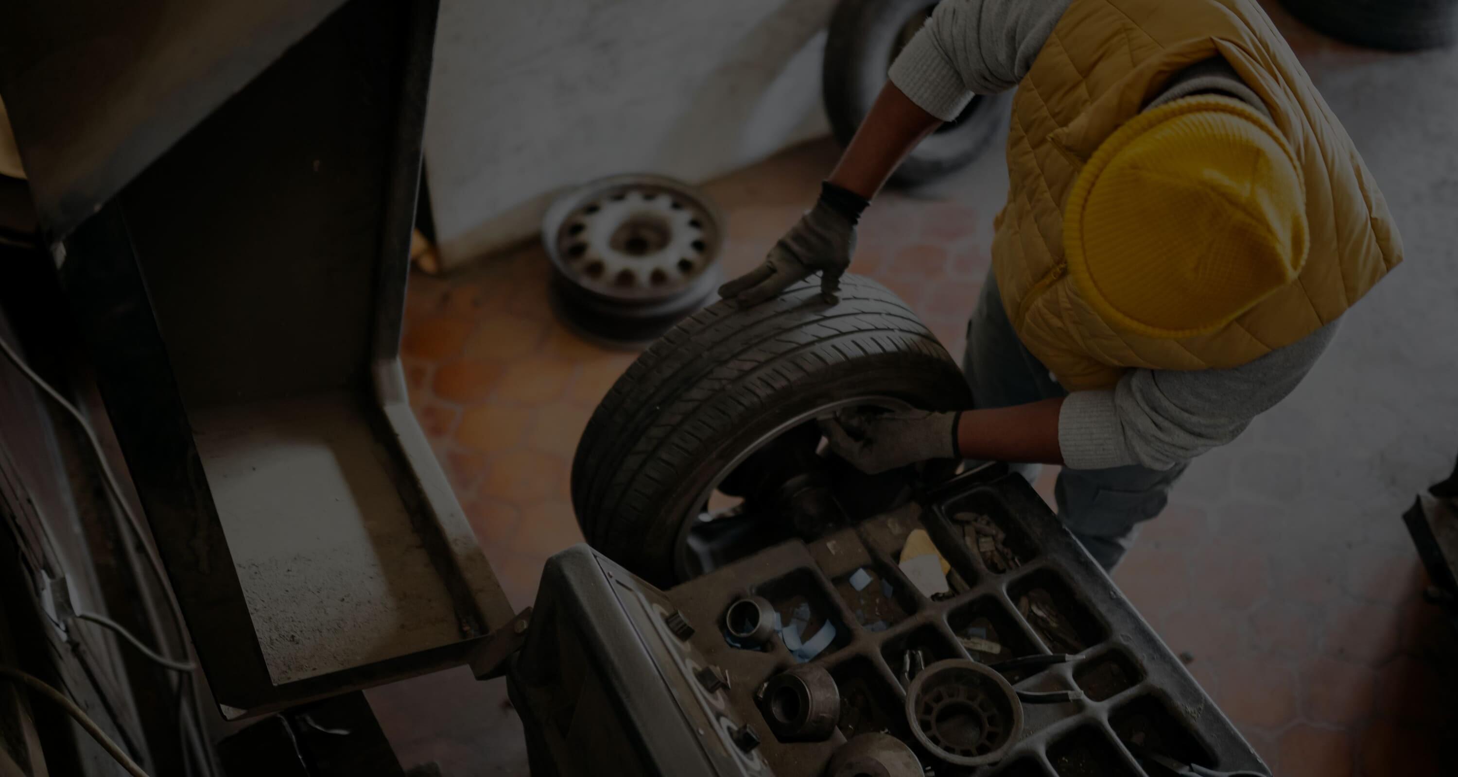 man building a car