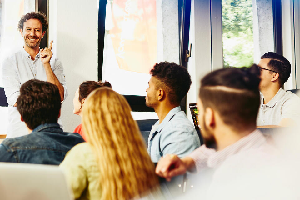 students in a lecture